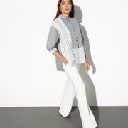 Bluzka CHARUTTI #Stilnyj imidzh (gray star)