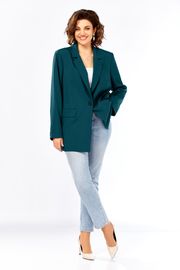 Жакет Ольга Стиль арт. С986 морск. волна