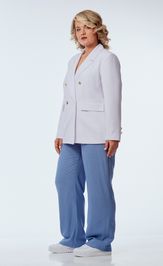 Костюм OVERYOU 246/1 белый с голубым