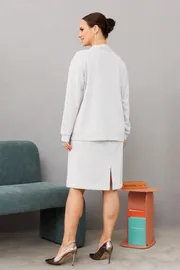 Garnitur Anastasia #1195 seryj melanzh