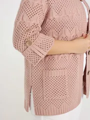Sweter BONADI #2187 pudra
