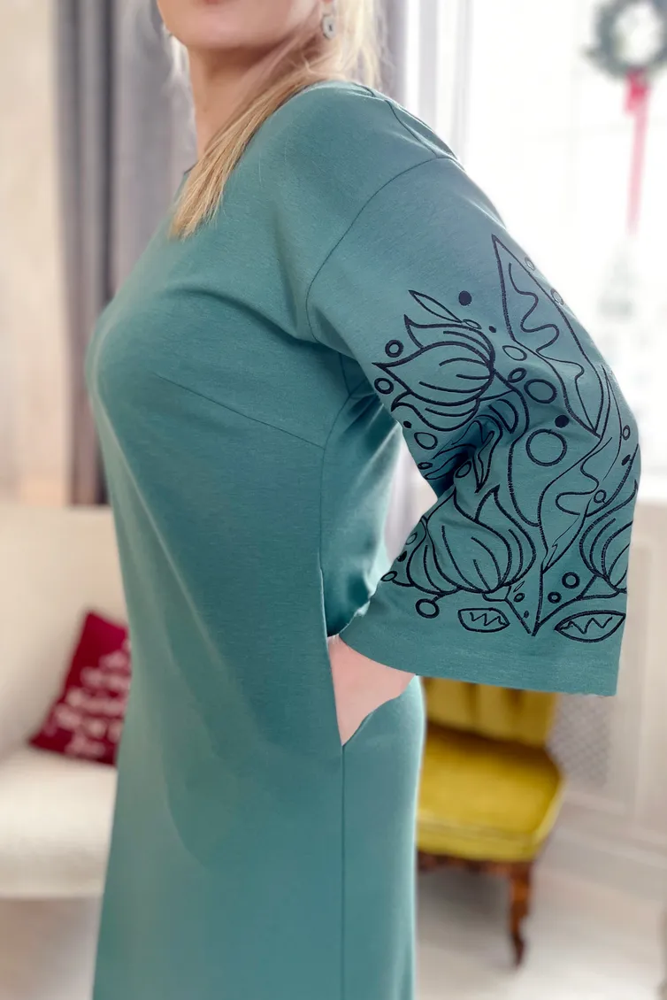 Sukienka Rumoda #2177 biryuzovyj