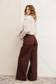 Брюки GIZART арт. 35377 шоколадный джинс
