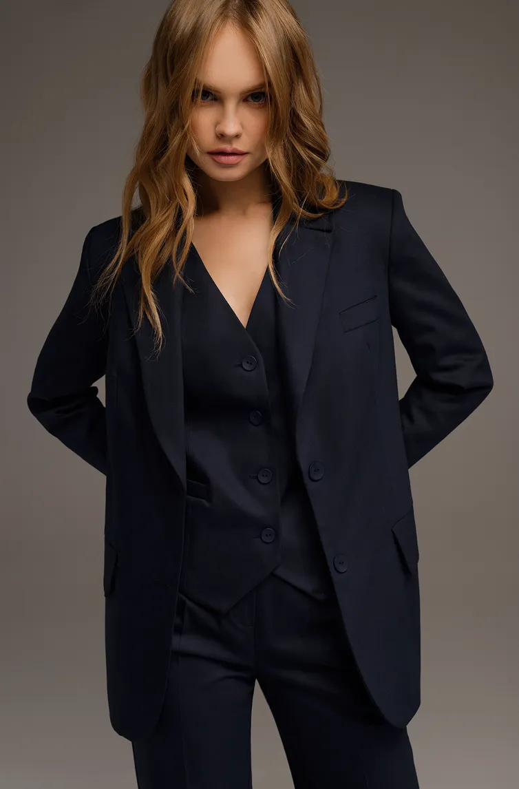 Suit Pirs #1337 temno-sinij