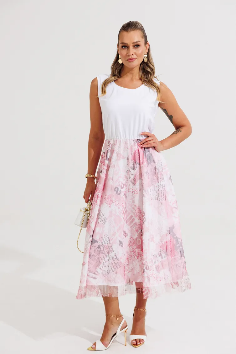 Zestaw Anastasia #1375 belyj+korall