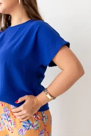 Blouse TOOK A LOOK & Angelika #TB-97v elektrik