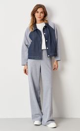 Жакет Panda 122130 сине-серый