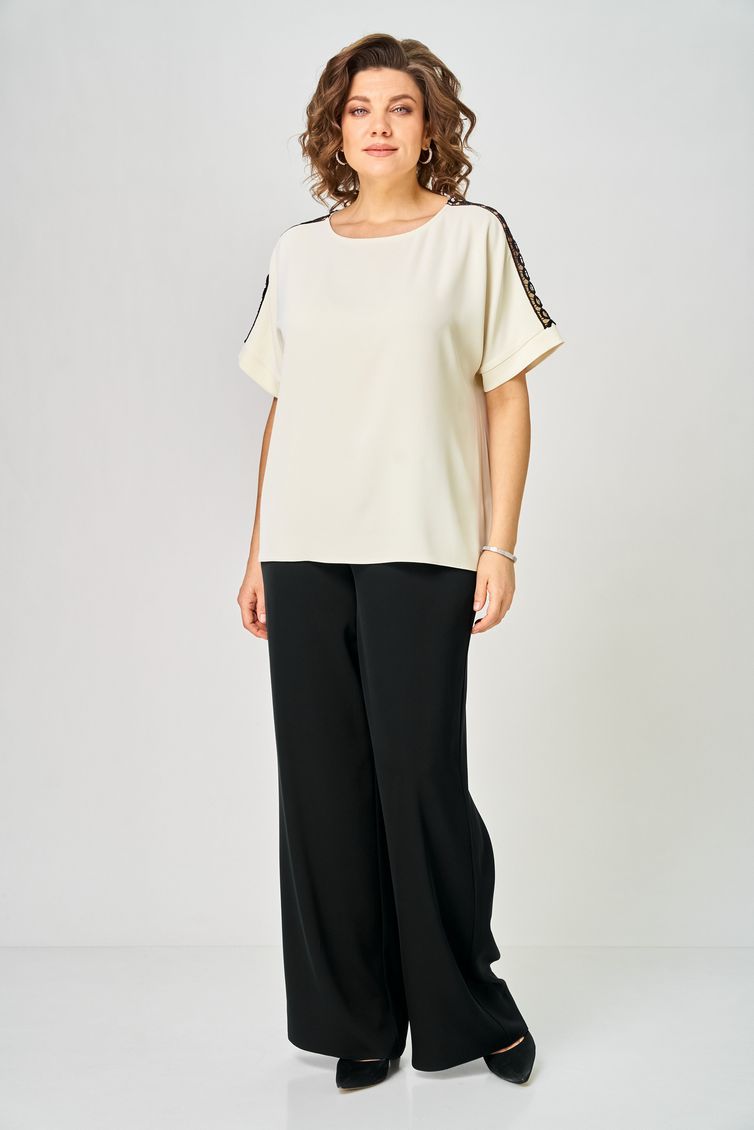 Костюм Rumoda арт. 2275 кр.р. молочный-черный