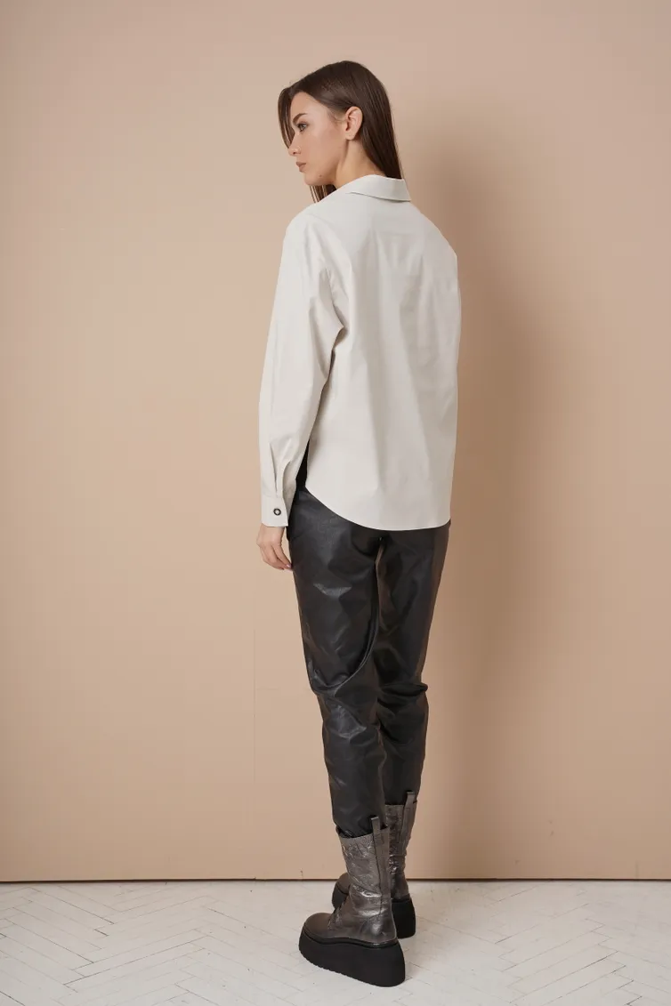 Shirt Fantazia Mod #3977 bezh