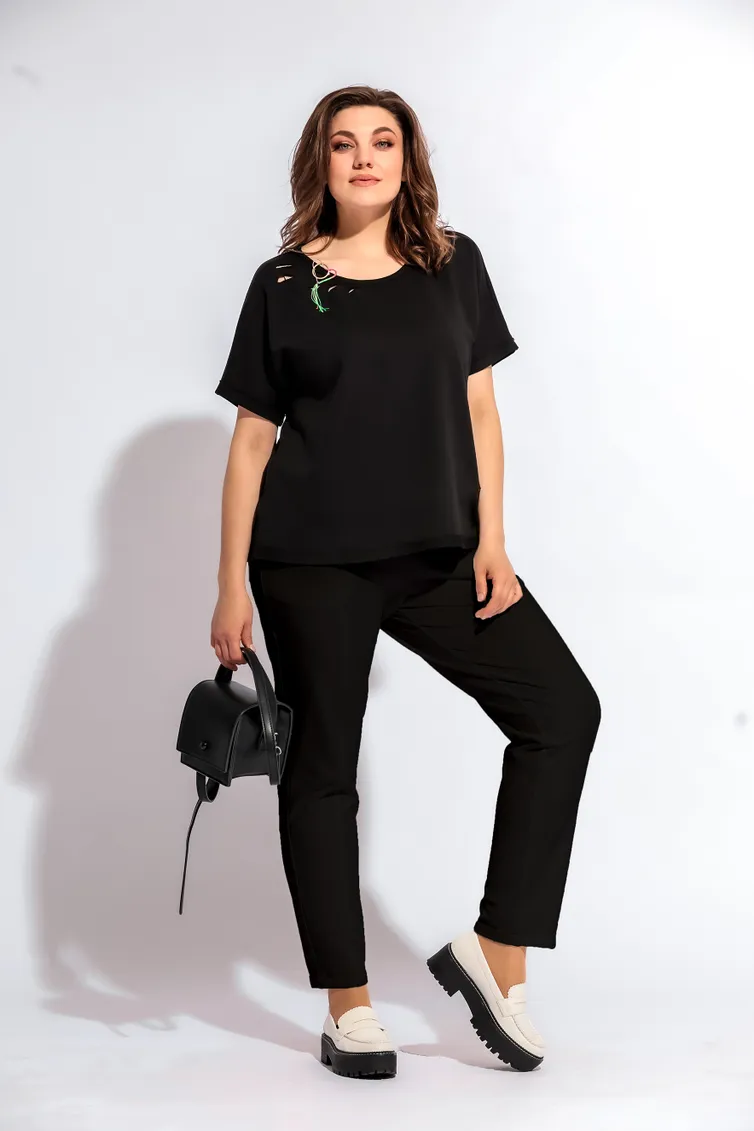 Blouse BegiModa #4003 chernyj