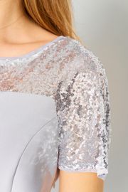 Платье LAIKONY арт. L-114 светло-серый