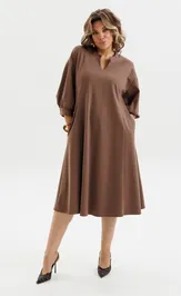 Dress Anelli Laurel 1928 kapuchino