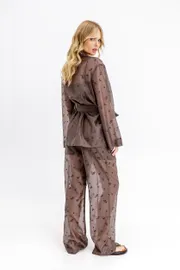 Блуза Pirs арт. 6916 коричневый