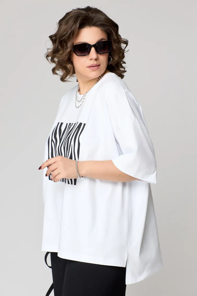 Koszulka BLISS #183 belyj ZEBRA