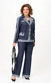 Suit Aira Style 24239 sinij