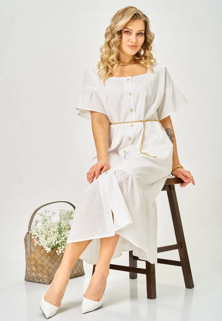 Платье Ava fashion арт. М-190 молочный