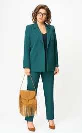 Suit Vilena-fashion 1097 zelenyj
