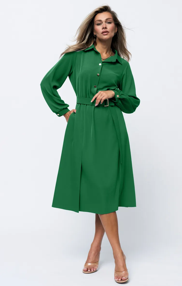 Sukienka Verita moda #N-2317 zelen