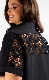 Blouse VIZAVI 724 chernyj