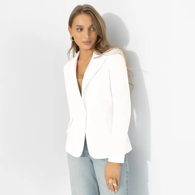 Blazer CHARUTTI #Shou-pokaz (roskoshnyj belyj)
