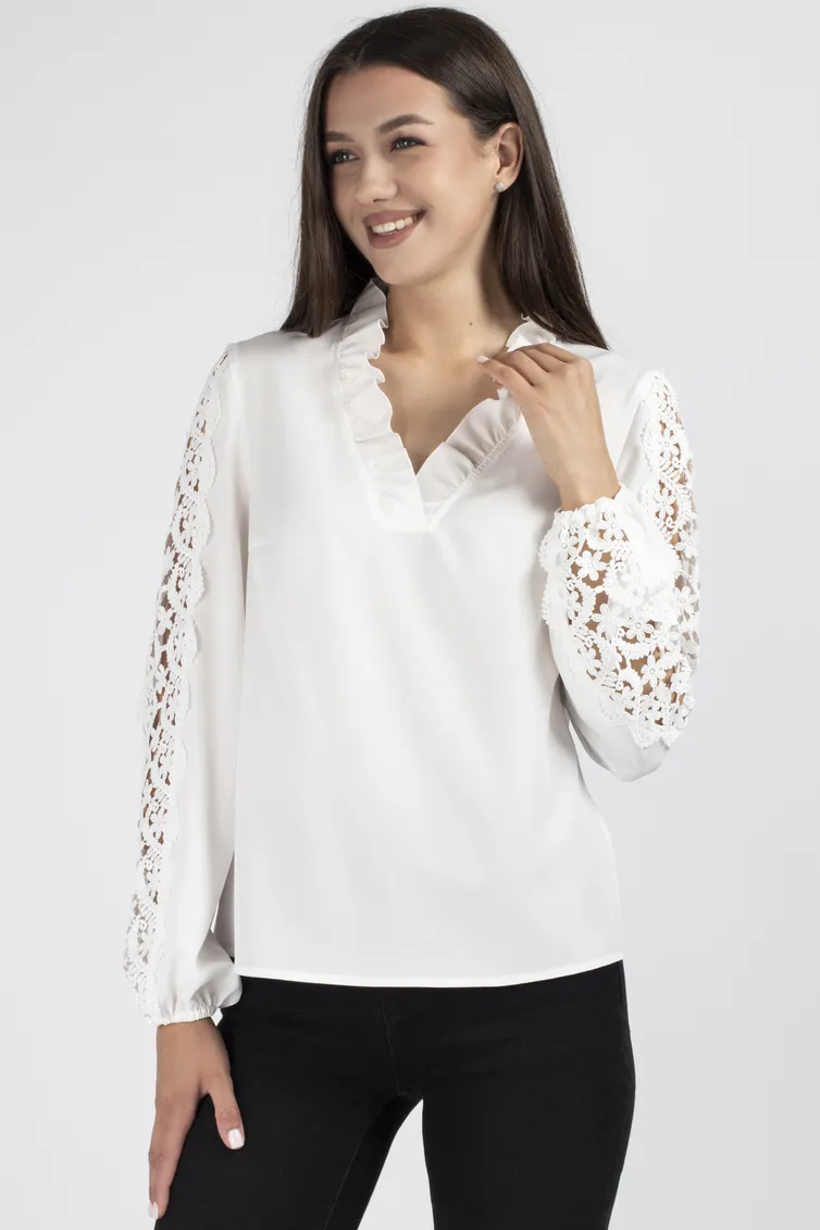 Blouse VIZAVI #695 molochnyj