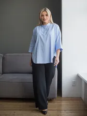 Bluzka NOVITA #1274 golubaya poloska