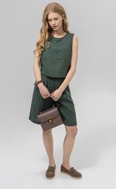 Блузка Romgil РТ0147-ЛЕ4 темно-зеленый