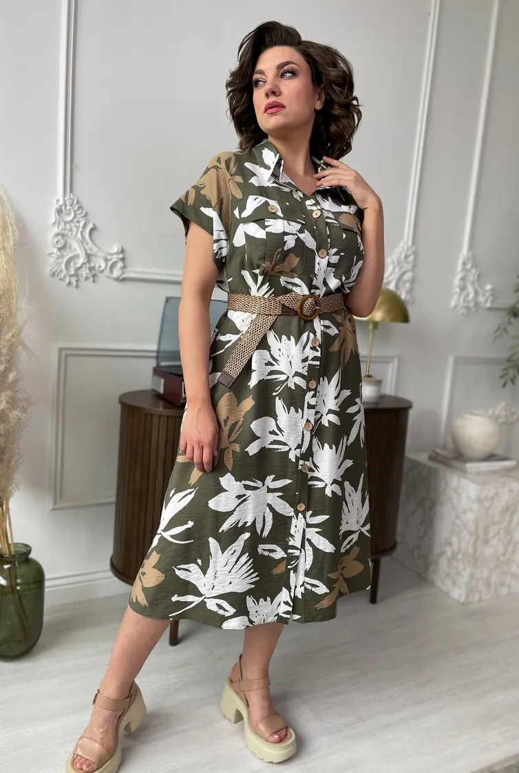 Sukienka Rumoda #2130 xaki