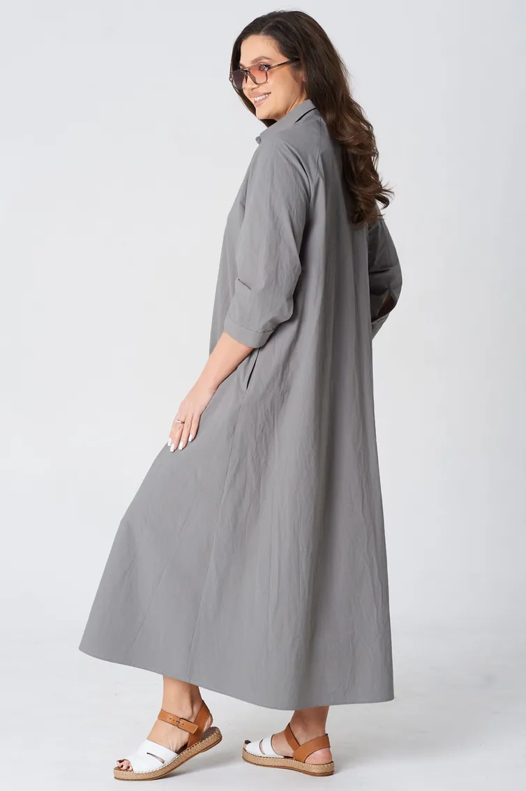 Sukienka LeNata #16495 seryj