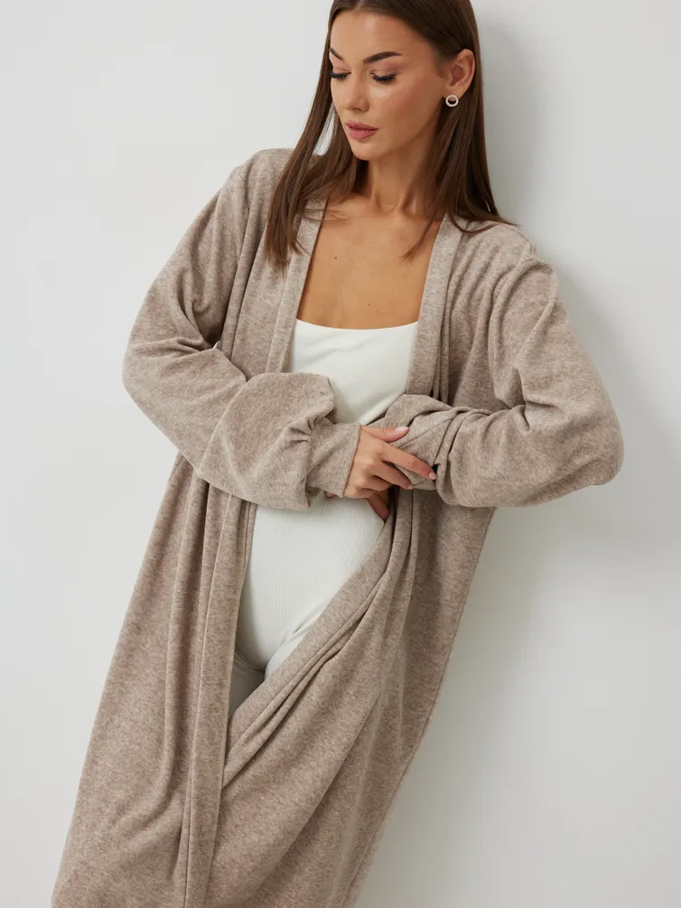 Sweter V&N fashion #1001 mokko
