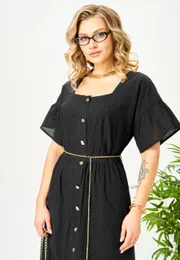 Dress Ava fashion #M-189 chernyj