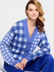 Кардиган Newvay арт. 9232-91001 зв.пыль/бел/ниагара