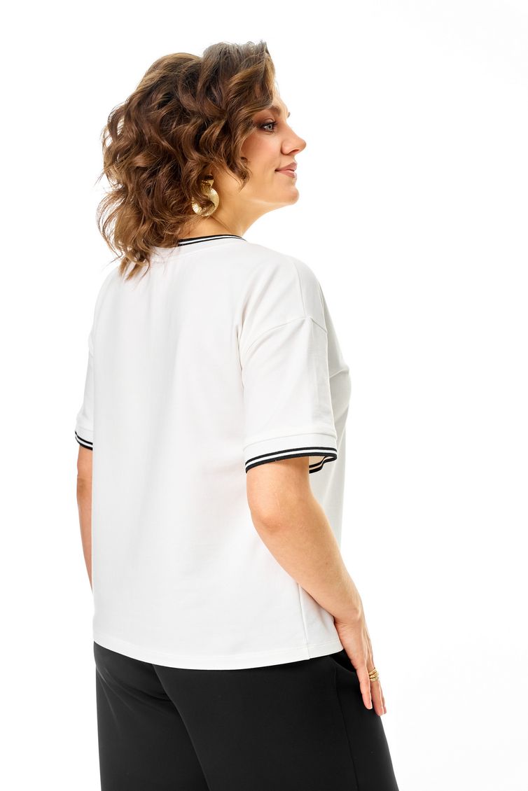 Блузки, туники Rumoda арт. 2261 молочный-черный