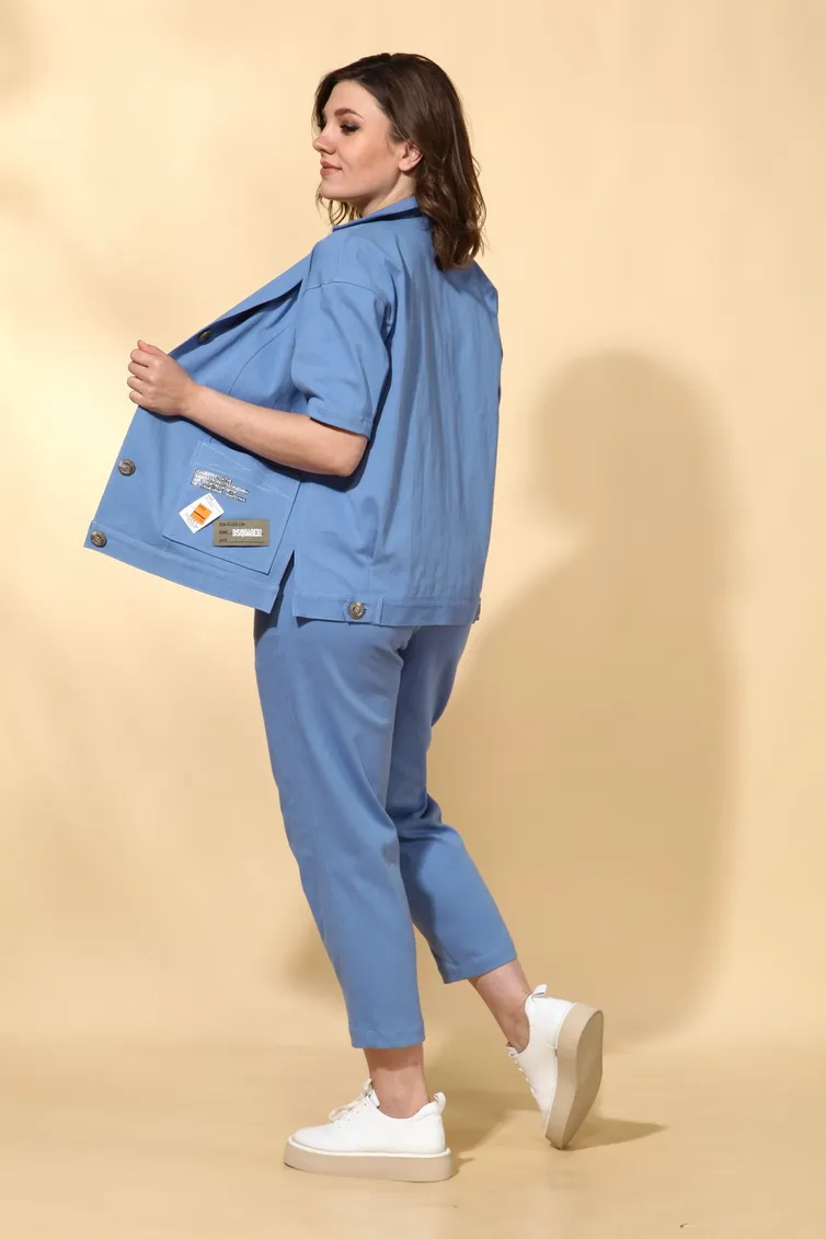 Garnitur Vilena-fashion #723 goluboj