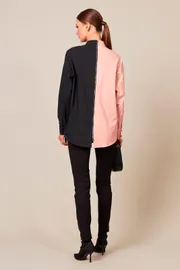 Bluzka Buter New #2221 chern/roz