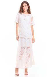 Юбка Elema 4К-2073 молочный 170