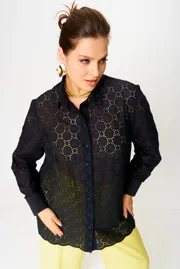 Bluzka SOVA #11269 chernyj