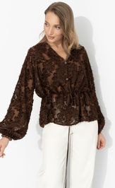 Blouse CHARUTTI Gromche slov (shokolad)