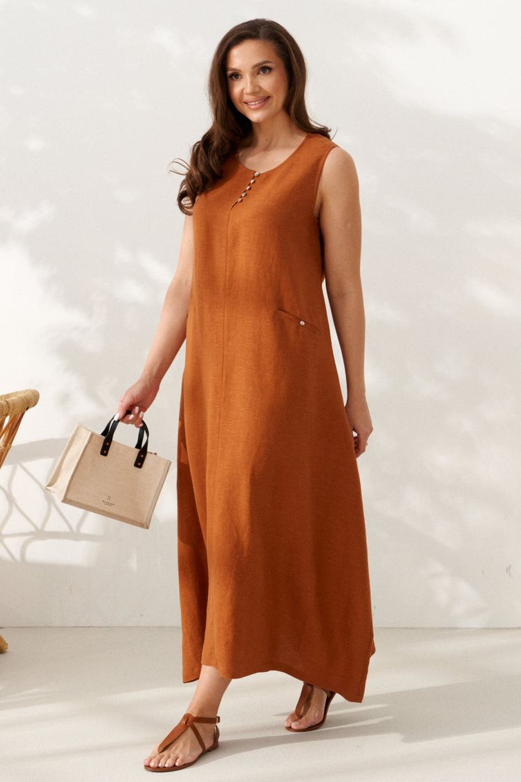 Dress Alta Moda #1084-2 terrakot