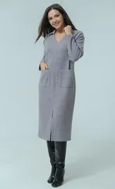 Dress Ma Cherie 4033 sero-fioletovyj