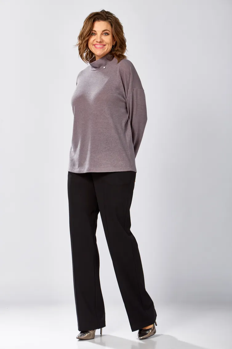 Лонгслив BegiModa #4156 fioletovyj pepel