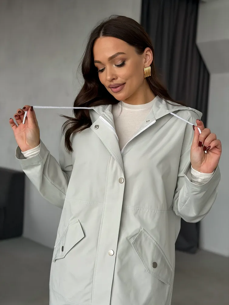 Jacket PRATA wear #S032 svetlo-seryj