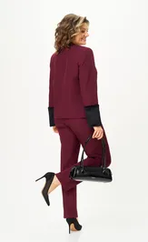 Garnitur Vilena-fashion 1210 burgundi