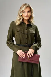 Sukienka Ava fashion #M-239 xaki
