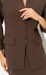 Suit LAIKONY L-124 shokolad