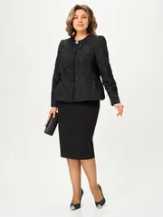 Suit Vilena-fashion #1213 chernyj