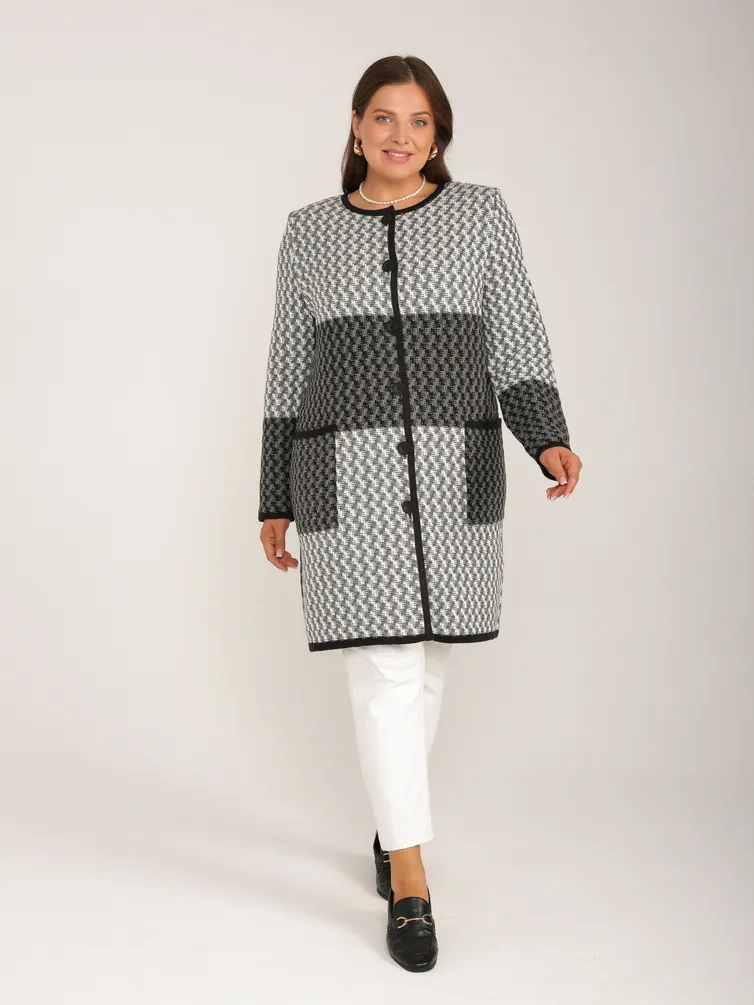 Cardigan BONADI #2091 seryj