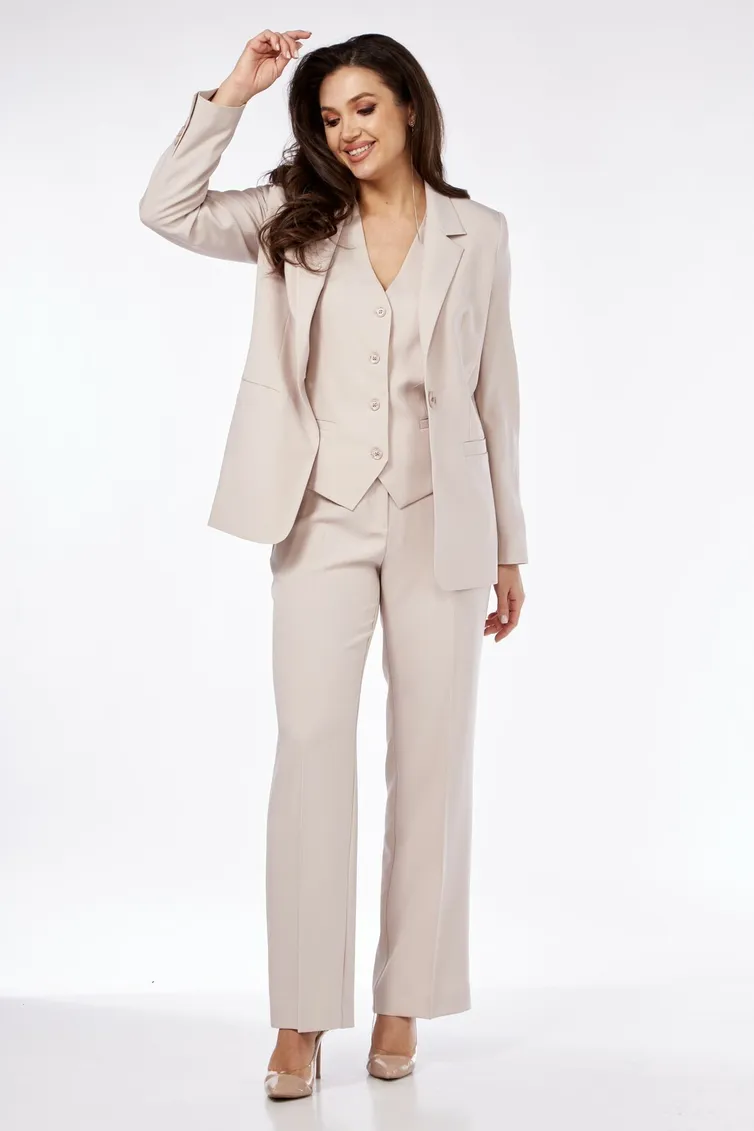 Костюм Vilena-fashion арт. 924 кремовый