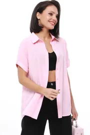Bluzka DS Trend #R-0142 (Kler, pink)