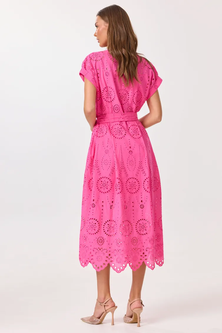 Dress Lyushe #4149 Plate fuksiya